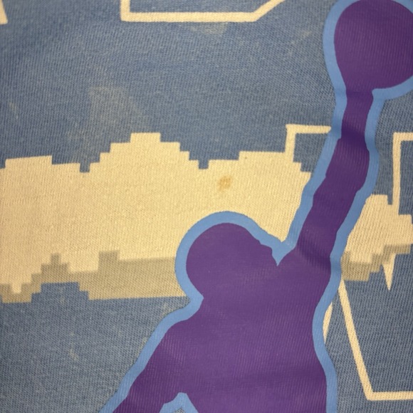 Nike Air Jordan Jumpman Cloud All Over Print Tee Youth XL 13–15 Blue 23 - Picture 6 of 9